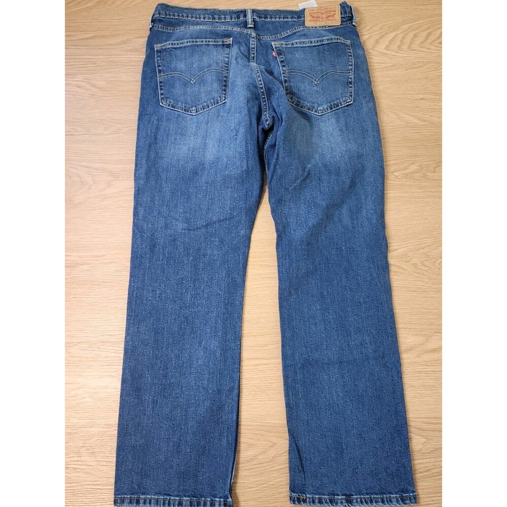Levis 514 Slim Straight The Original Jeans Mens Size 36x30 Blue Dark Wash Cowboy - Picture 2 of 12